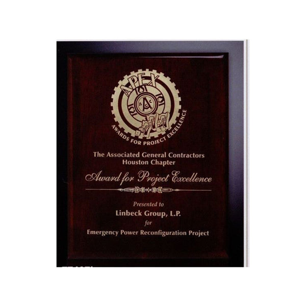 Piano Finish Plaque 