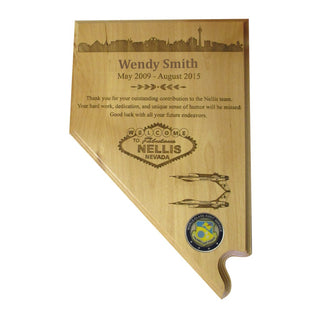 Custom Engraved Wood Plaque