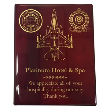 PIANO FINISH PLAQUE - 0