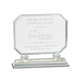 Clear Pedestal Crystal 