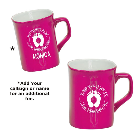 PINK COFFEE MUG