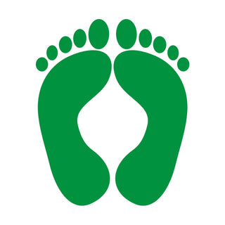 GREEN FEET ZAPS/DECALS
