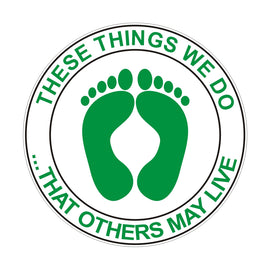 THAT OTHERS MAY LIVE ZAP/DECAL