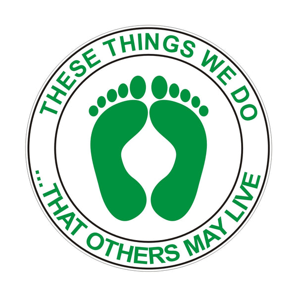 THAT OTHERS MAY LIVE ZAP/DECAL