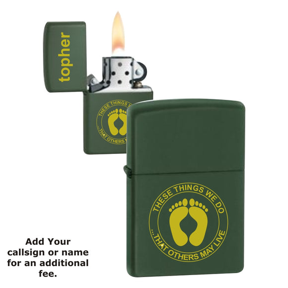 GREEN ZIPPO