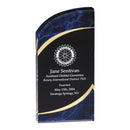 Rounded Marbleized Award