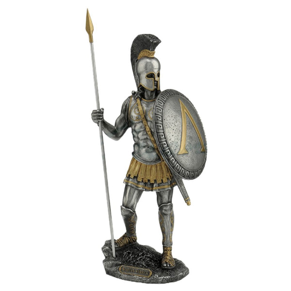 SPARTAN WARRIOR W/SPEAR & HOPLITE SHIELD