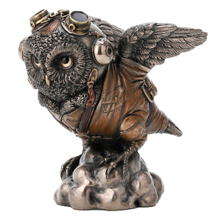 STEAMPUNK AVIATOR OWL