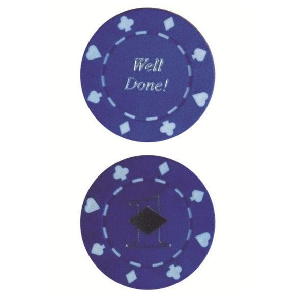 1st SGT POKER CHIP (BLUE)