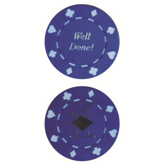 1st SGT POKER CHIP (BLUE)