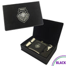 WPS LEATHERETTE FLASK SET-2