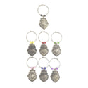 WPS METAL WINE CHARM