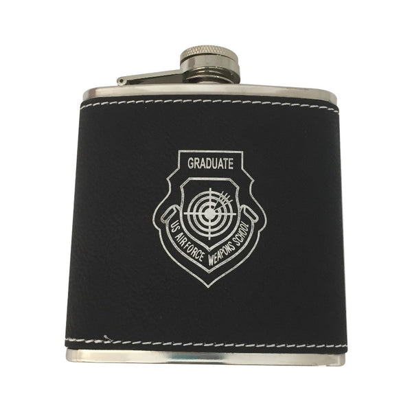 WPS LEATHERETTE FLASK