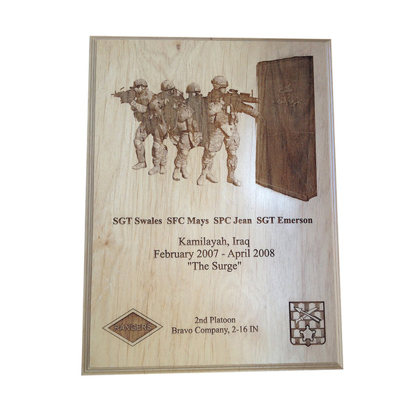 Laser Engraved Plaque 